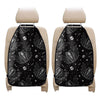 Vampire Coffin Pattern Print Car Seat Organizers