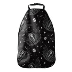 Vampire Coffin Pattern Print Car Seat Organizers