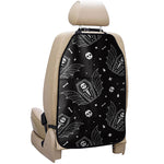 Vampire Coffin Pattern Print Car Seat Organizers