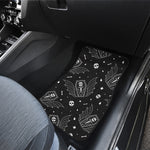 Vampire Coffin Pattern Print Front Car Floor Mats