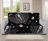 Vampire Coffin Pattern Print Futon Protector