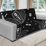 Vampire Coffin Pattern Print Futon Protector