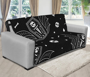 Vampire Coffin Pattern Print Futon Protector