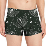 Vampire Coffin Pattern Print Men's Boxer Briefs