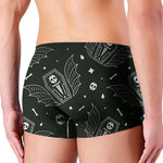 Vampire Coffin Pattern Print Men's Boxer Briefs