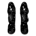 Vampire Coffin Pattern Print Muay Thai Shin Guards