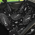 Vampire Coffin Pattern Print Pet Car Back Seat Cover