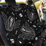 Vampire Coffin Pattern Print Pet Car Back Seat Cover