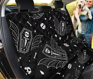 Vampire Coffin Pattern Print Pet Car Back Seat Cover