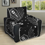 Vampire Coffin Pattern Print Recliner Protector