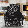 Vampire Coffin Pattern Print Recliner Slipcover