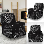 Vampire Coffin Pattern Print Recliner Slipcover