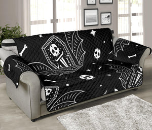 Vampire Coffin Pattern Print Sofa Protector