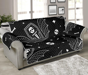 Vampire Coffin Pattern Print Sofa Protector