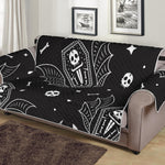 Vampire Coffin Pattern Print Sofa Protector