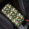 Vanilla Flower And Coconut Pattern Print Car Center Console Cover