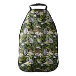 Vanilla Flower And Coconut Pattern Print Car Seat Organizers