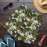 Vanilla Flower And Coconut Pattern Print Men's Shorts