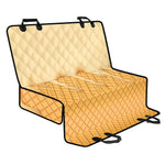 Vanilla Ice Cream Melted Print Pet Car Back Seat Cover