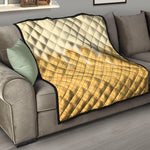 Vanilla Ice Cream Melted Print Quilt