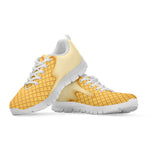 Vanilla Ice Cream Melted Print White Sneakers