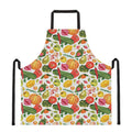 Vegan Fruits And Vegetables Print Apron