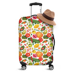 Vegan Fruits And Vegetables Print Luggage Cover