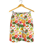 Vegan Fruits And Vegetables Print Men's Shorts