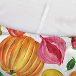 Vegan Fruits And Vegetables Print Sofa Cover