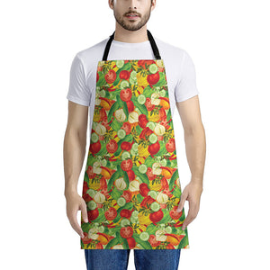 Vegan Pattern Print Apron