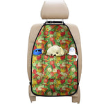 Vegan Pattern Print Car Seat Organizers