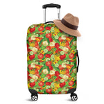 Vegan Pattern Print Luggage Cover
