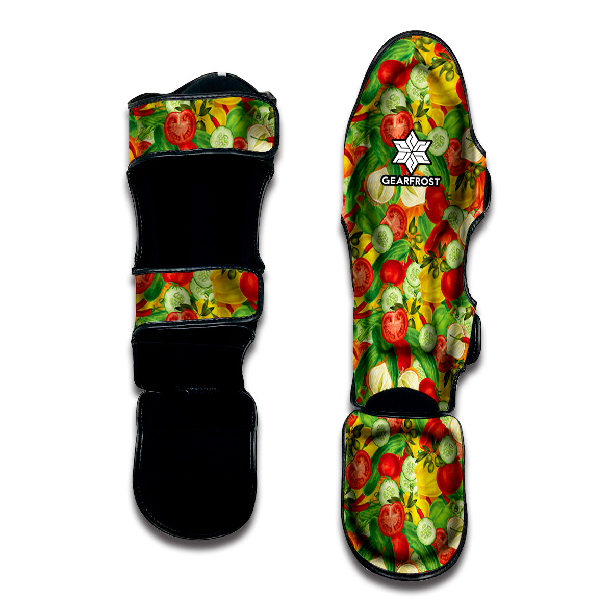 Vegan Pattern Print Muay Thai Shin Guard