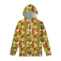 Vegan Pattern Print Pullover Hoodie