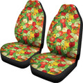 Vegan Pattern Print Universal Fit Car Seat Covers