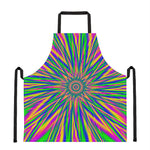 Vibrant Psychedelic Optical Illusion Apron