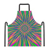 Vibrant Psychedelic Optical Illusion Apron