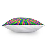 Vibrant Psychedelic Optical Illusion Pillow Cover