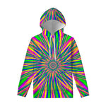 Vibrant Psychedelic Optical Illusion Pullover Hoodie