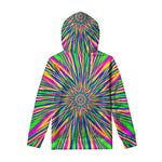 Vibrant Psychedelic Optical Illusion Pullover Hoodie