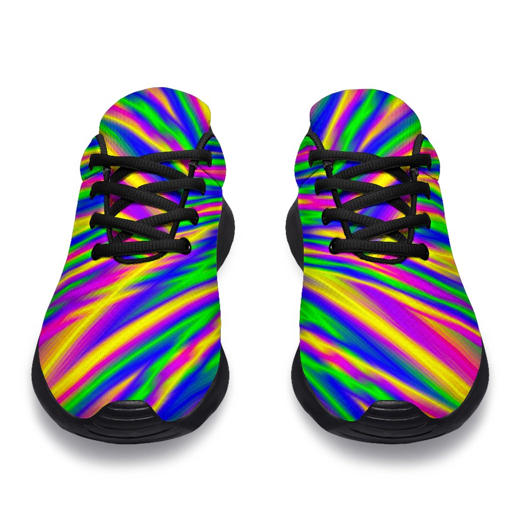 Vibrant Psychedelic Optical Illusion Sport Shoes GearFrost