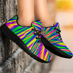 Vibrant Psychedelic Optical Illusion Sport Shoes GearFrost