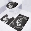 Victory King Of Boxing Print 3 Piece Bath Mat Set