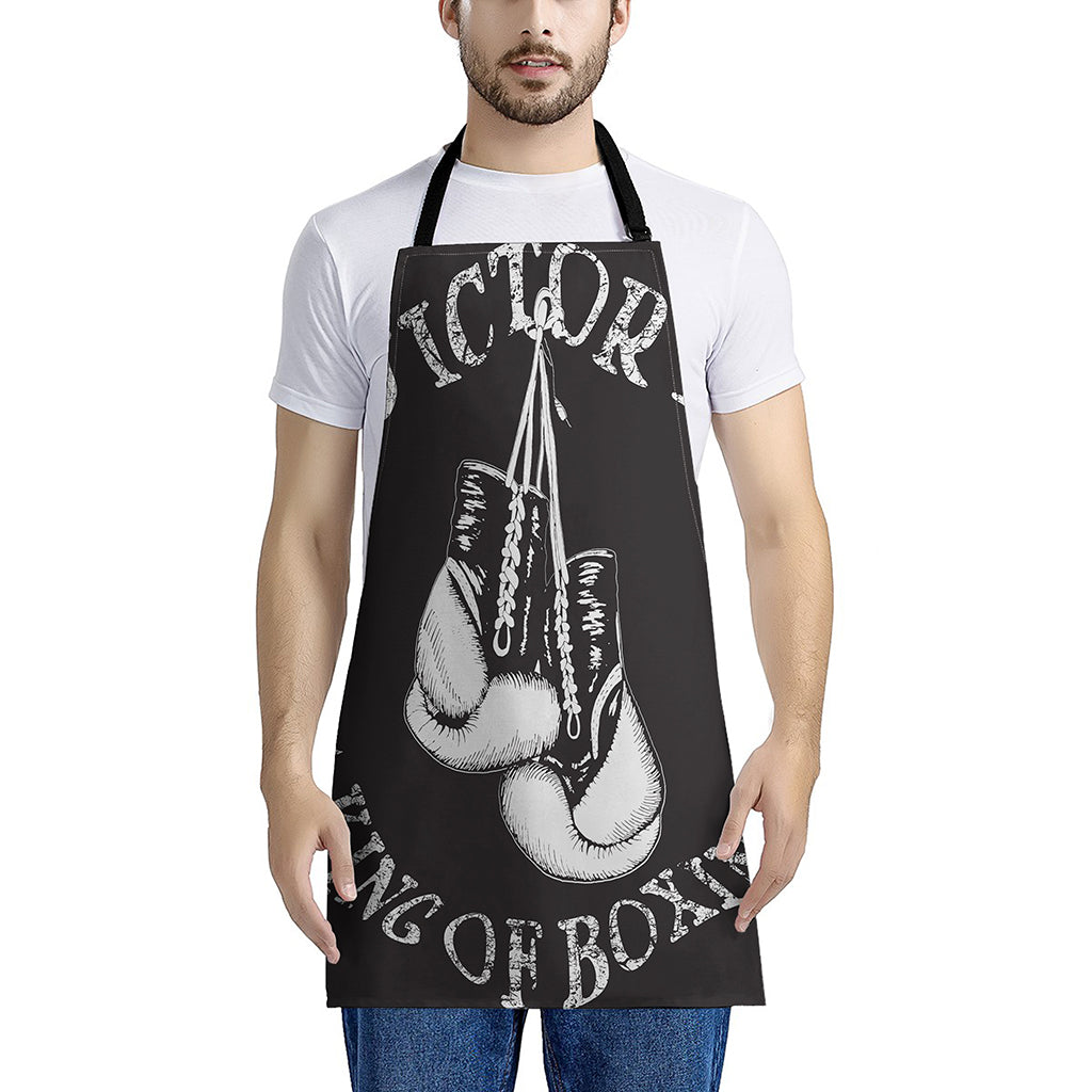 Victory King Of Boxing Print Apron