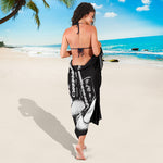 Victory King Of Boxing Print Beach Sarong Wrap