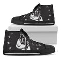 Victory King Of Boxing Print Black High Top Sneakers