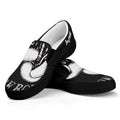 Victory King Of Boxing Print Black Slip On Sneakers