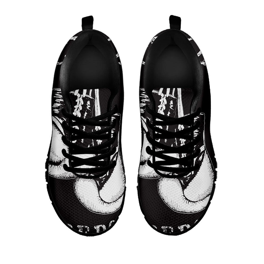 Victory King Of Boxing Print Black Sneakers
