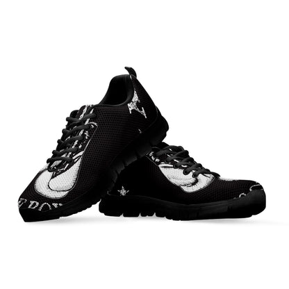 Victory King Of Boxing Print Black Sneakers
