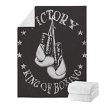 Victory King Of Boxing Print Blanket